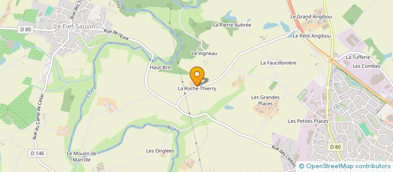 localisation de l'entreprise POIRIER LUDOVIC à BEAUPREAU-EN-MAUGES