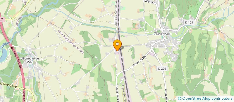 localisation de l'entreprise POIROT à CLAVEYSON
