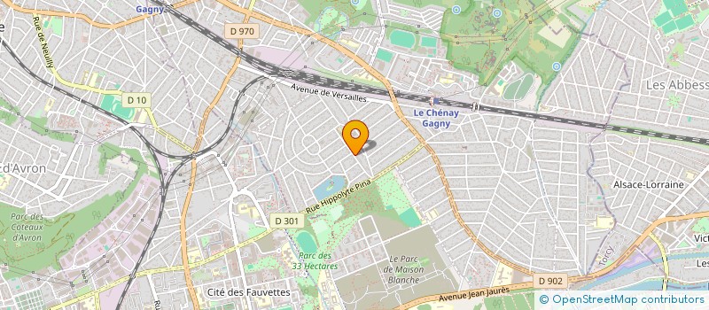 localisation de l'entreprise POIROT MOMPLOT à GAGNY