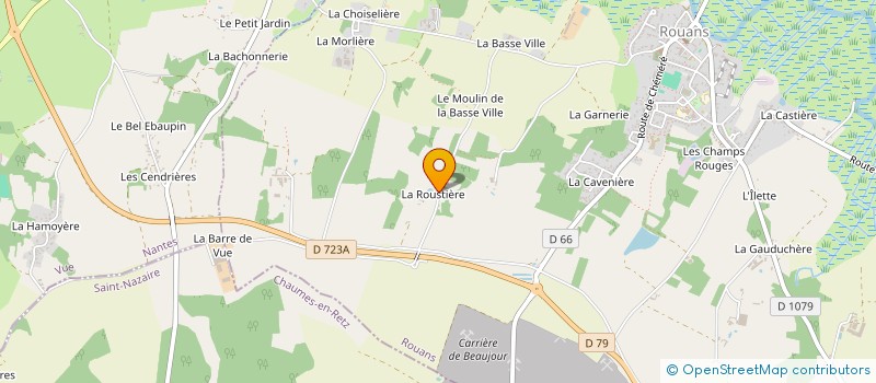 localisation de l'entreprise POIRRIER JULIEN à ROUANS