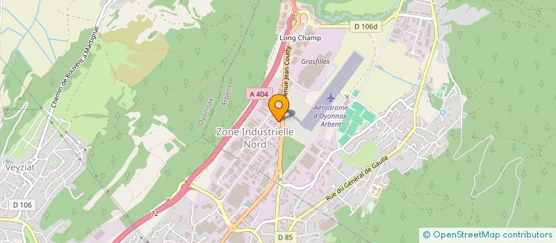 localisation de l'entreprise POIRSON à ARBENT
