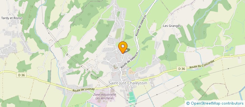 localisation de l'entreprise POIRZEN  SAINT-JUST-CHALEYSSIN