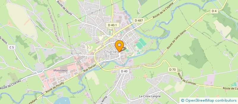 localisation de l'entreprise POIS CHICHE à CHARLIEU