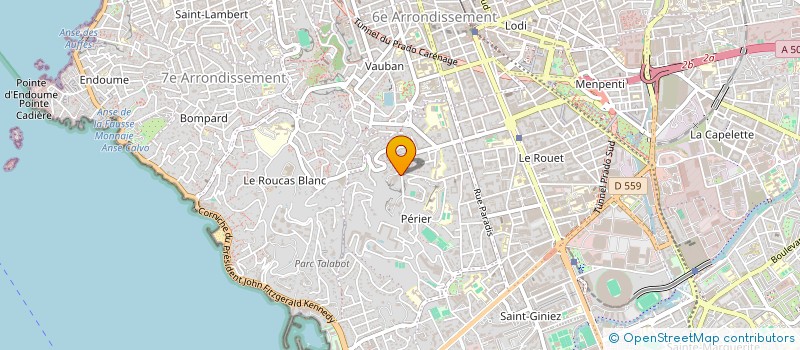 localisation de l'entreprise POISAT à MARSEILLE