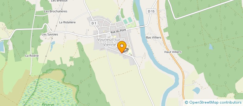 localisation de l'entreprise POISAY  VOUNEUIL-SUR-VIENNE