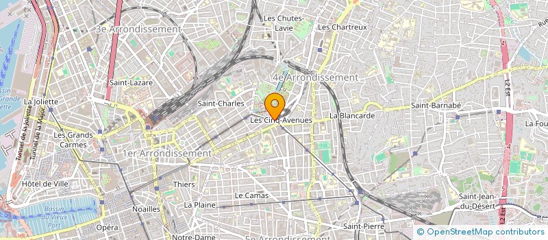 localisation de l'entreprise POISSAURO LOCATION à MARSEILLE