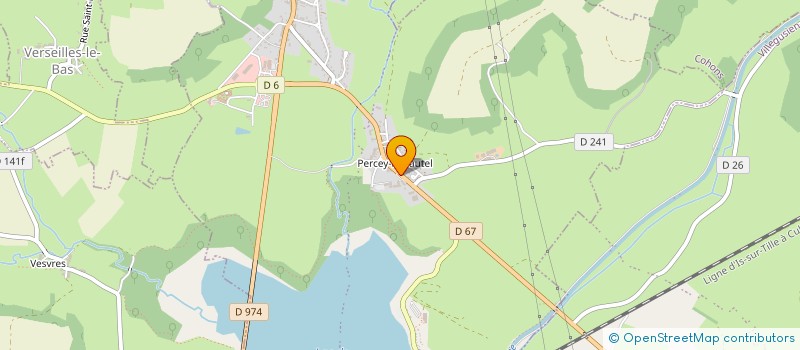 localisation de l'entreprise POISSENOT MARCEAU  LONGEAU-PERCEY