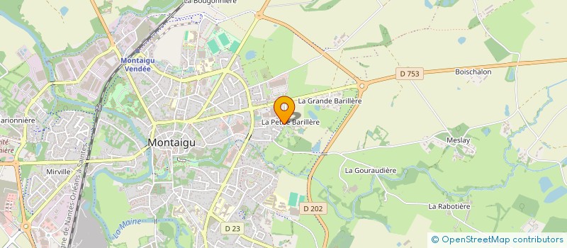 localisation de l'entreprise POISSON à MONTAIGU-VENDEE