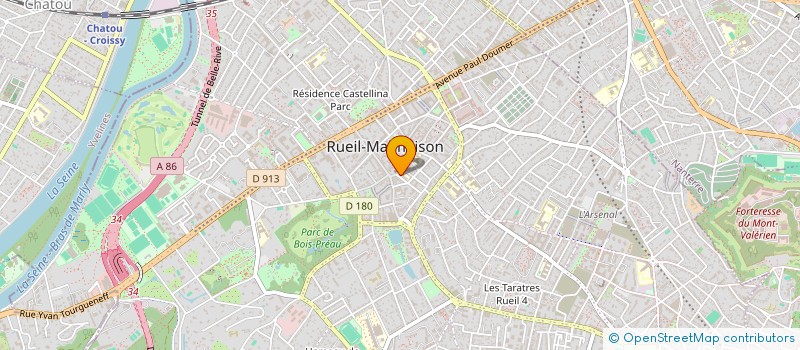 localisation de l'entreprise POISSON à RUEIL-MALMAISON