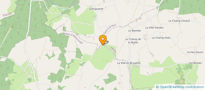 localisation de l'entreprise POISSON  PLOEUC-L'HERMITAGE