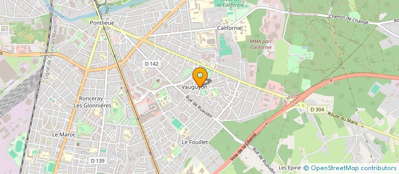 localisation de l'entreprise POISSON à LE MANS