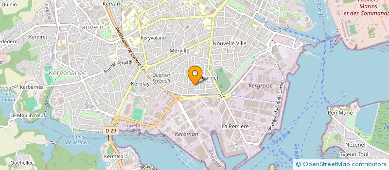 localisation de l'entreprise POISSON ANCRE  LORIENT