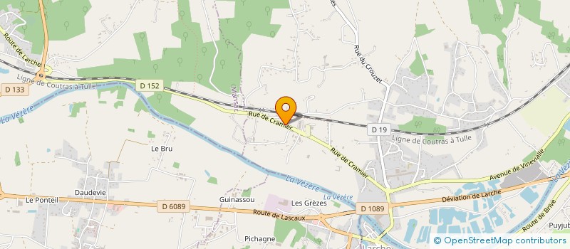 localisation de l'entreprise POISSON D'AVRIL  SAINTE-ORSE