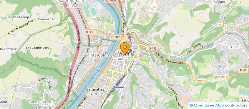 localisation de l'entreprise POISSON D'AVRIL à VIENNE