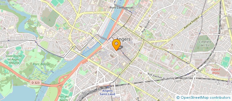 localisation de l'entreprise POISSON D'OR SUSHI à ANGERS