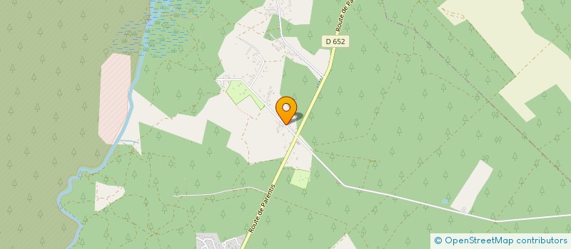 localisation de l'entreprise POISSON-HAYET  SAINTE-EULALIE-EN-BORN