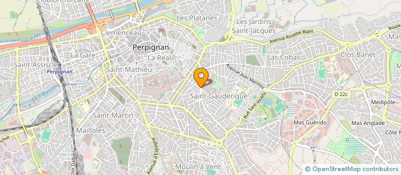 localisation de l'entreprise POISSON LUNE  PERPIGNAN