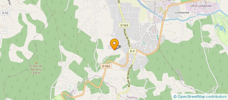 localisation de l'entreprise POISSON LUNE PRODUCTIONS  FAYENCE