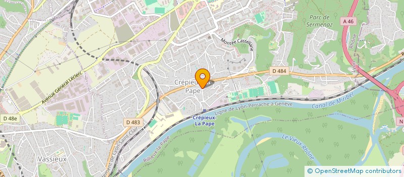 localisation de l'entreprise POISSON M  RILLIEUX-LA-PAPE