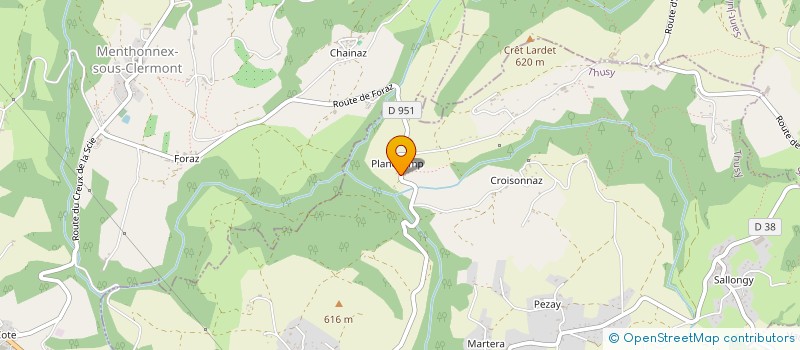 localisation de l'entreprise POISSON ROUGE  THUSY