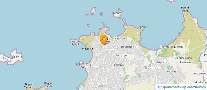 localisation de l'entreprise POISSONDELAU  PLOUDALMEZEAU