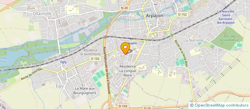 localisation de l'entreprise POISSONNERIE B.R à ARPAJON