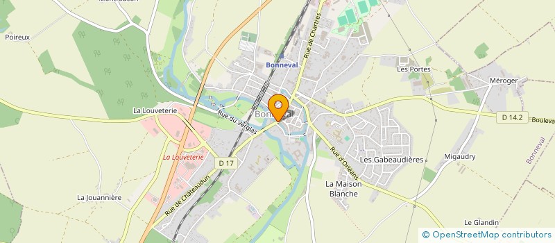 localisation de l'entreprise POISSONNERIE BL à BONNEVAL