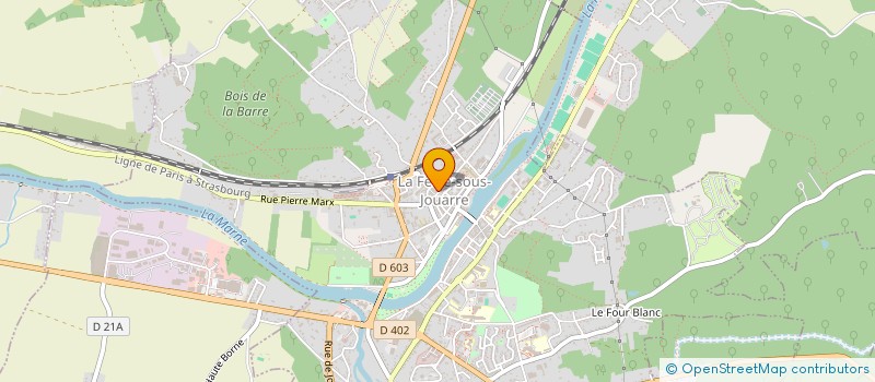 localisation de l'entreprise POISSONNERIE BOYOT à LA FERTE-SOUS-JOUARRE