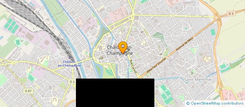 localisation de l'entreprise POISSONNERIE CHALONNAISE à CHALONS-EN-CHAMPAGNE