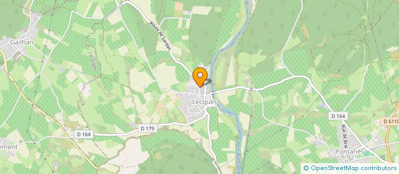 localisation de l'entreprise POISSONNERIE CHAROUSSET à SOMMIERES