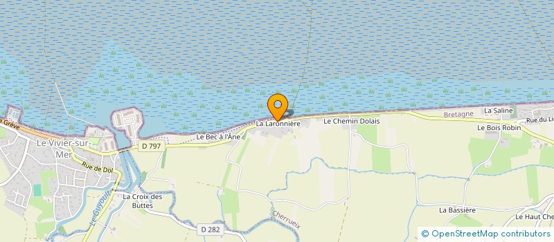 localisation de l'entreprise POISSONNERIE CHISTREL à CHERRUEIX