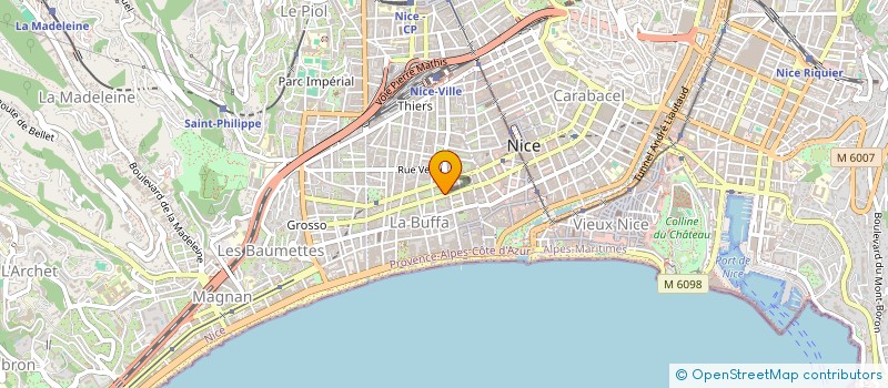 localisation de l'entreprise POISSONNERIE CLERISSI à NICE