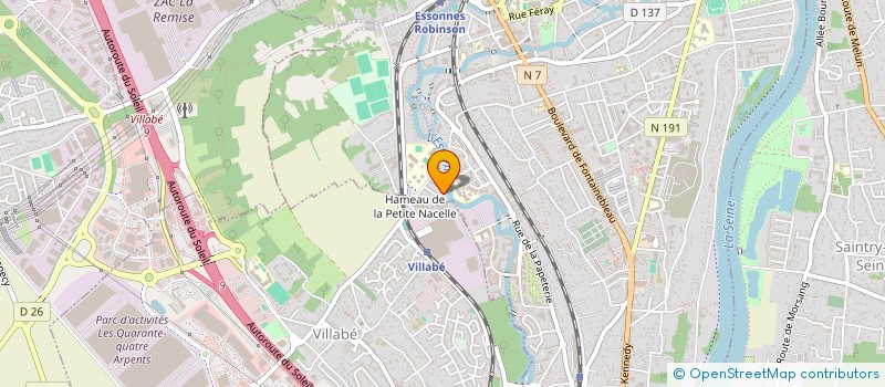 localisation de l'entreprise POISSONNERIE DE CHATILLON à CORBEIL-ESSONNES