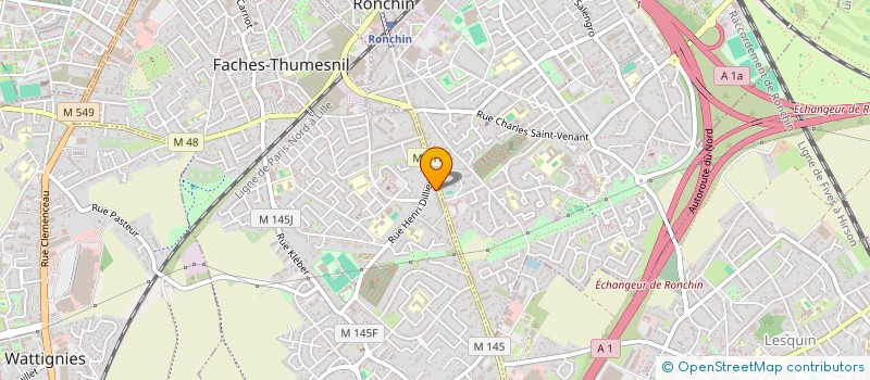 localisation de l'entreprise POISSONNERIE DE LA COTE à FACHES-THUMESNIL