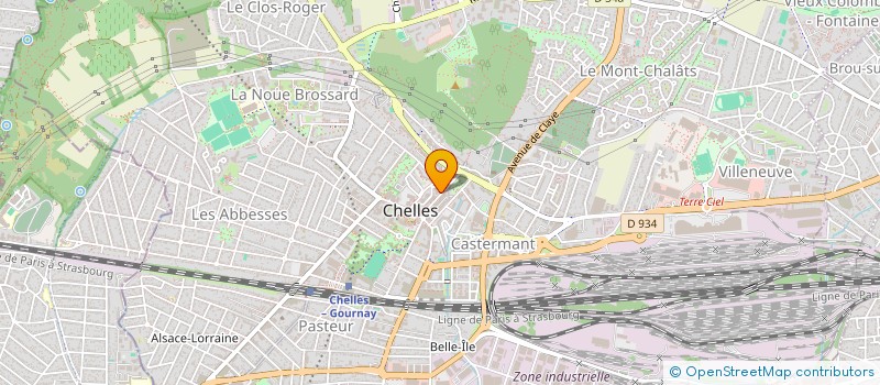 localisation de l'entreprise POISSONNERIE DE LA DHUYS à CHELLES