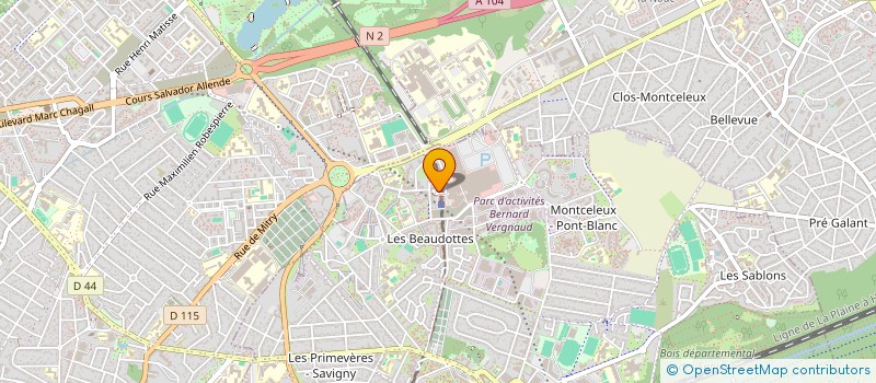 localisation de l'entreprise POISSONNERIE DE LA PLACE à SEVRAN