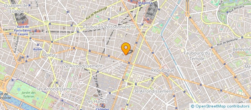 localisation de l'entreprise POISSONNERIE DE LA PORTE SAINT-DENIS à PARIS