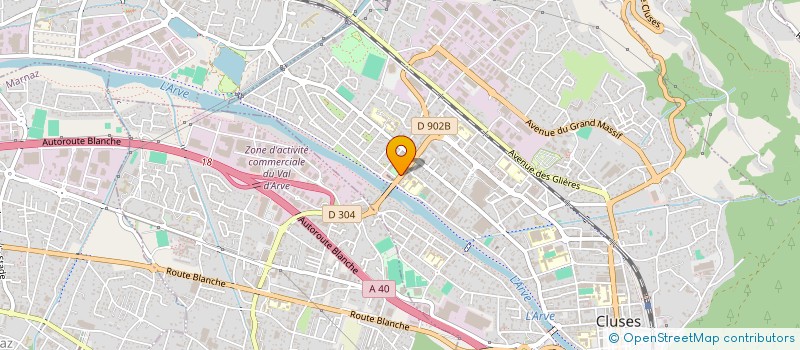 localisation de l'entreprise POISSONNERIE DE LA SARDAGNE à CLUSES