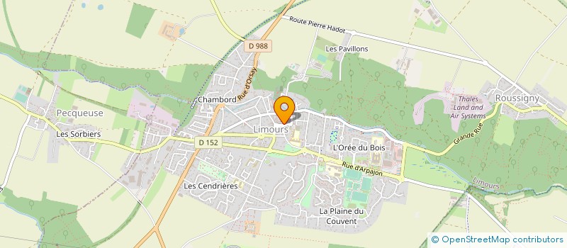 localisation de l'entreprise POISSONNERIE DE LIMOURS à LIMOURS