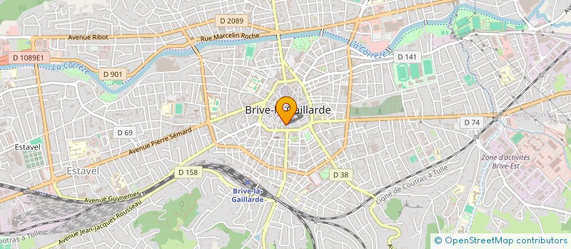 localisation de l'entreprise POISSONNERIE DES AMIS  BRIVE-LA-GAILLARDE