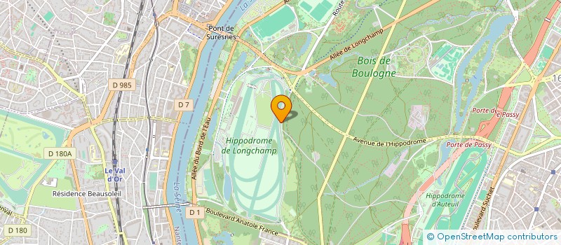 localisation de l'entreprise POISSONNERIE DES BELLES FEUILLES à PARIS