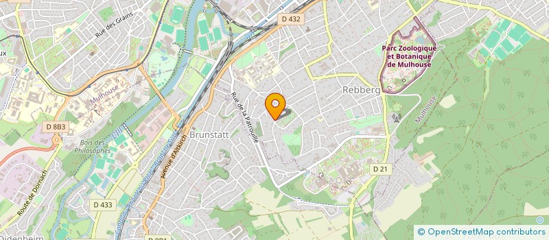 localisation de l'entreprise POISSONNERIE DU LITTORAL  MULHOUSE