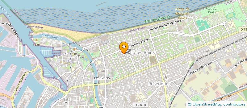 localisation de l'entreprise POISSONNERIE DUNKERQUOISE à DUNKERQUE