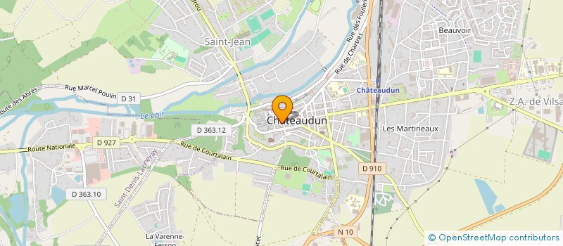 localisation de l'entreprise POISSONNERIE DUNOISE à CHATEAUDUN