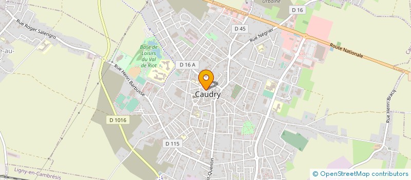 localisation de l'entreprise POISSONNERIE HERMANT à CAUDRY