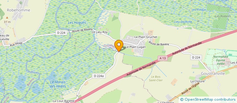 localisation de l'entreprise POISSONNERIE KOI  GOUSTRANVILLE