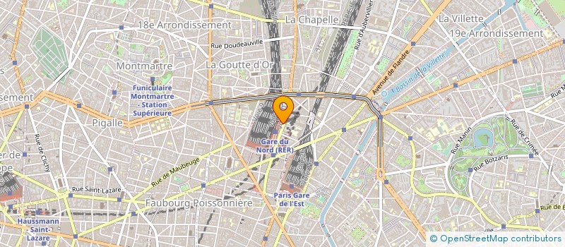 localisation de l'entreprise POISSONNERIE LA CHAPELLE à PARIS