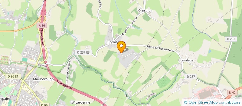 localisation de l'entreprise POISSONNERIE LA MERE LOUISE à WIMILLE