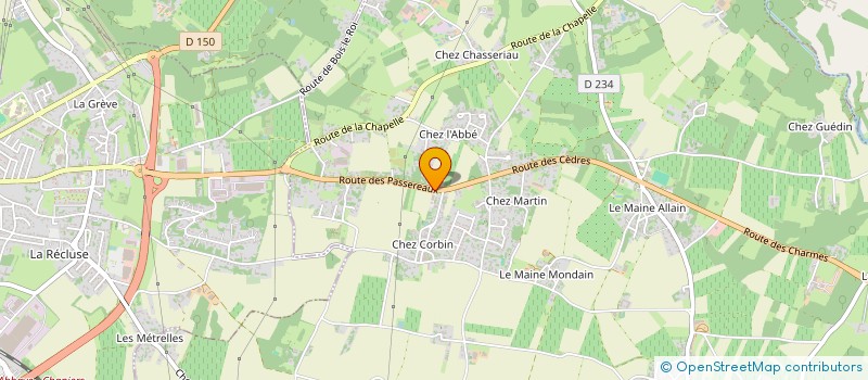 localisation de l'entreprise POISSONNERIE LABATUD à CHANIERS