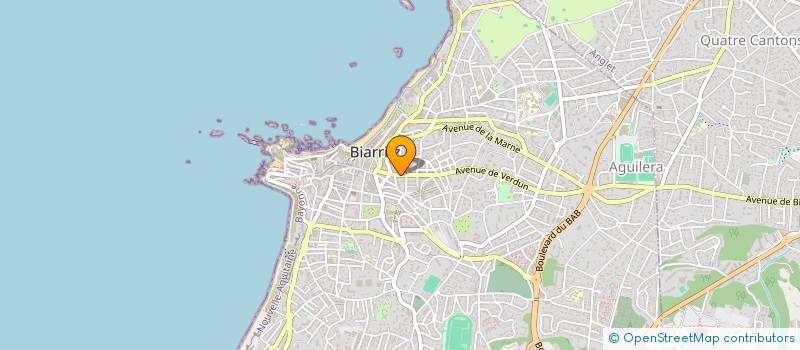 localisation de l'entreprise POISSONNERIE LAGACHE à BIARRITZ